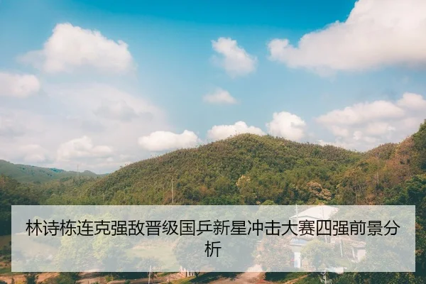 林诗栋连克强敌晋级国乒新星冲击大赛四强前景分析